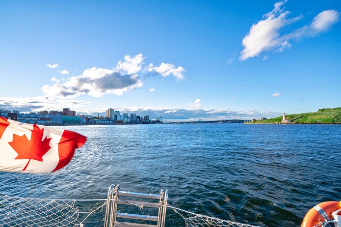 JFarwell Adventure Yacht Sailing in the Halifax Harbour - Georges Island and the changing harbour view