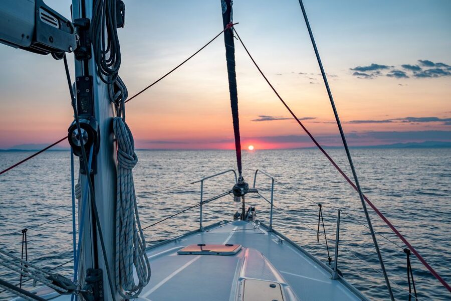 Kassandra: Private Sunset Sailing Cruise with Wine & Fruit - Swimming and snorkeling before sunset