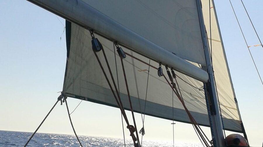 Kassandra: Waterfront Sailing Boat Tour of Secluded Coves - Sailing in name, motor power in practice