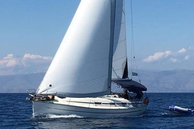 Kassiopi Private Daily Sailing Yacht Cruise - Swimming, snorkeling, and cave stops