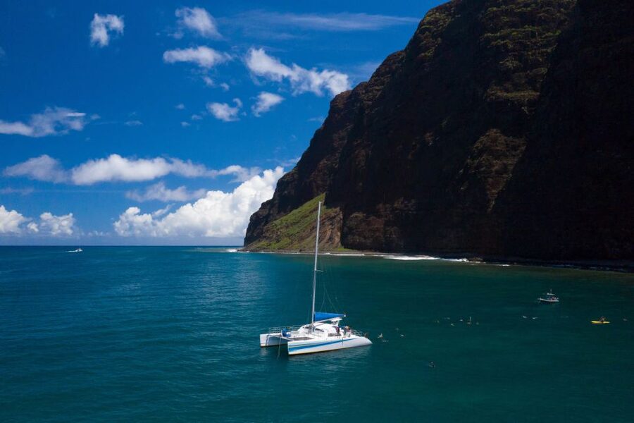 Kauai: Napali Coast Sail & Snorkel Tour from Port Allen - Sailing when the trade winds cooperate