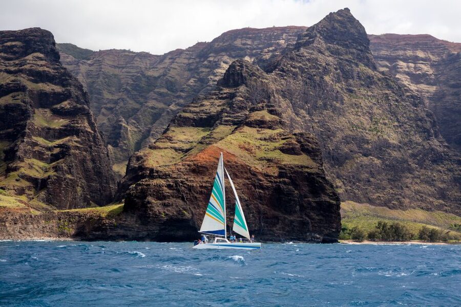 Kauai: Napali Coast Sunset Sailboat Tour with Dinner - Leaving Port Allen for the Nāpali Coast