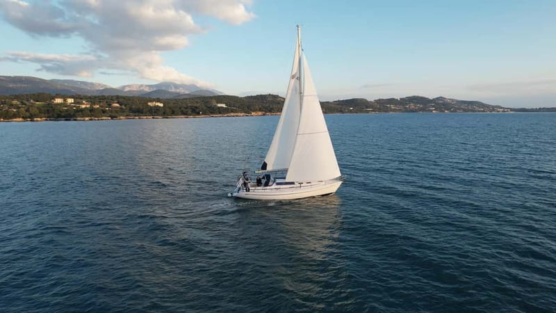 Kefalonia: Private Sailing Cruise with Local Lunch & Snacks - St. Andrews Bay or Blue Lake adds a final swim