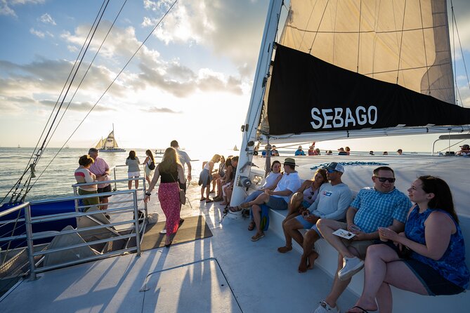 Key West Sunset Sail with Open Bar, Live Music and Hors D'oeuvres - The waterfront views from Sebago Watersports to Mallory Square