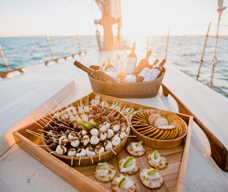 Key West Wind and Wine Sunset Sail aboard classic Schooner - Watching the schooner come alive