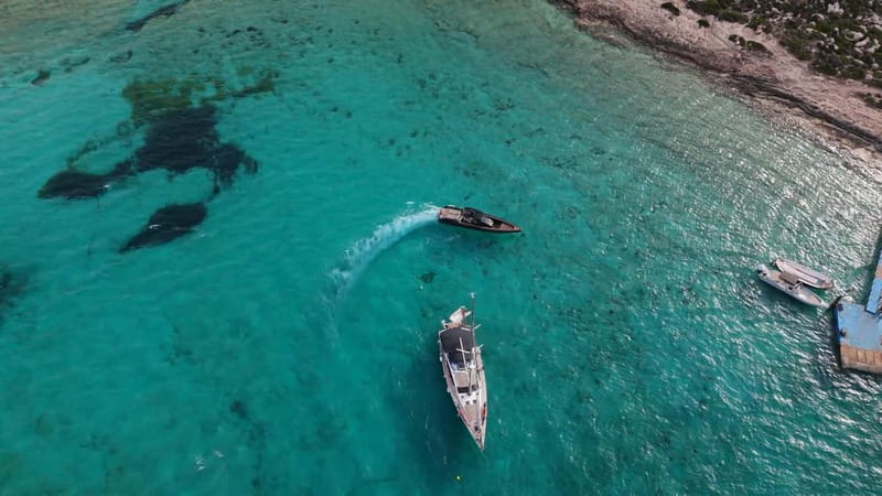 Kissamos: Balos & Gramvousa Sailing Cruise with Meal - Leaving Kissamos Port on a modern sailing yacht