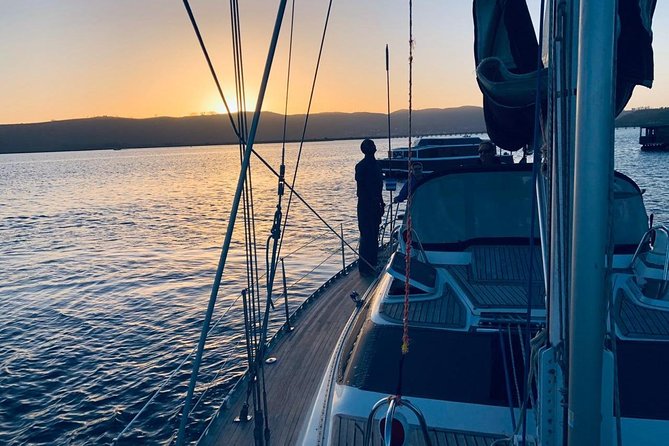 Knysna Sunset Sailing Cruise, Light Dinner & Bubbly - Leaving Knysna Waterfront and crossing the lagoon