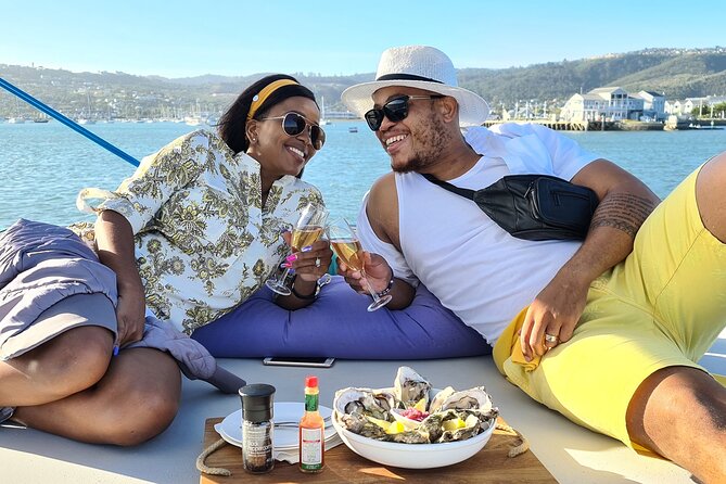 Knysna Sunset Sailing Cruise with captain's steak Braai & Bubbly - The final light over Knysna