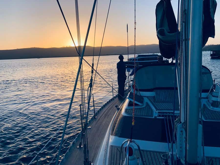 Knysna Sunset Sailing Cruise with Light Dinner and Wine - Sunset, snacks, and Cap Classique