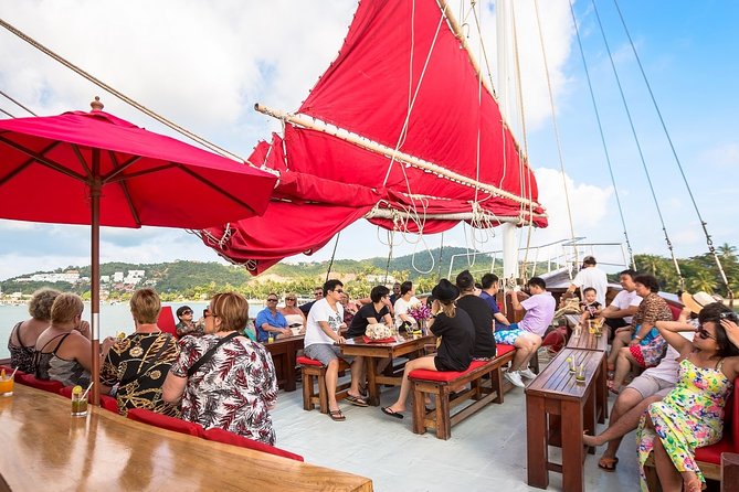 Koh Samui Romantic Sunset Cruise Tour By Red Baron Chinese Sailboat - Dinner, fruit, drinks, and the sunset cocktail