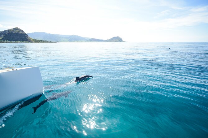 Kona Signature Catamaran Sunset Sail - Honokohau Marina and the open Pacific