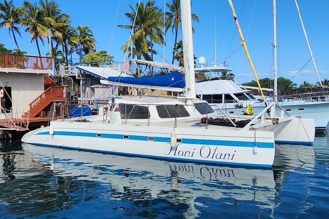 Kona Tradewind Catamaran Day Sail - Setting out from Honokohau Small Boat Harbor