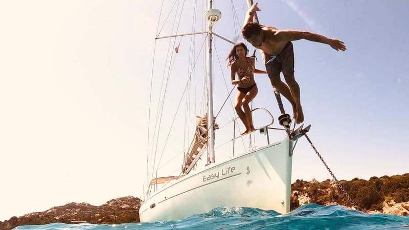 La Maddalena Arcipelago: Sailing boat tour with lunch - Santa Maria: your first swim and aperitif