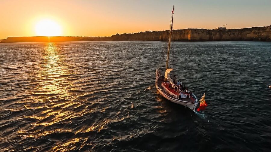 Lagos: Sunset Sail aboard a Traditional Boat with Prosecco - The crew, music, and shared-boat feel