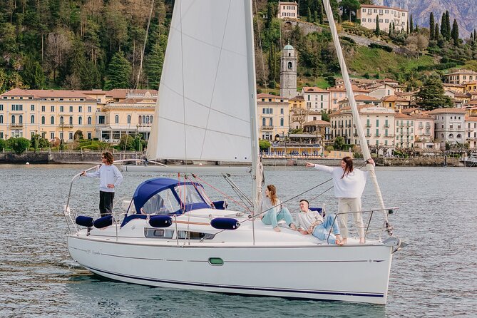 Lake Como Sailing Boat Group Tour Aperitivo & Prosecco Included - What the $234.27 price gets you