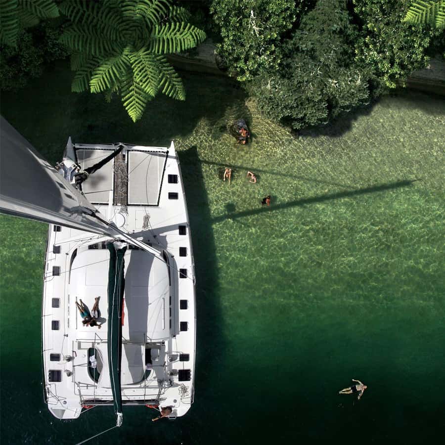 Lake Taupo: Luxury Sailing Catamaran to Māori Rock Carvings - The first hour: wide views across Great Lake Taupō