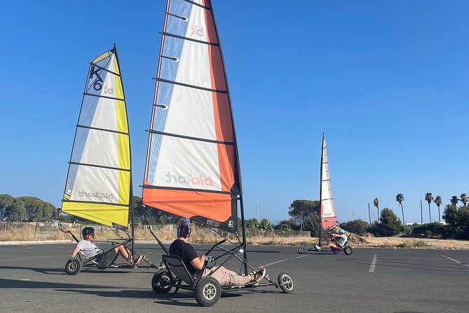 Land Sailing in Limassol - Choosing between the single and double karts