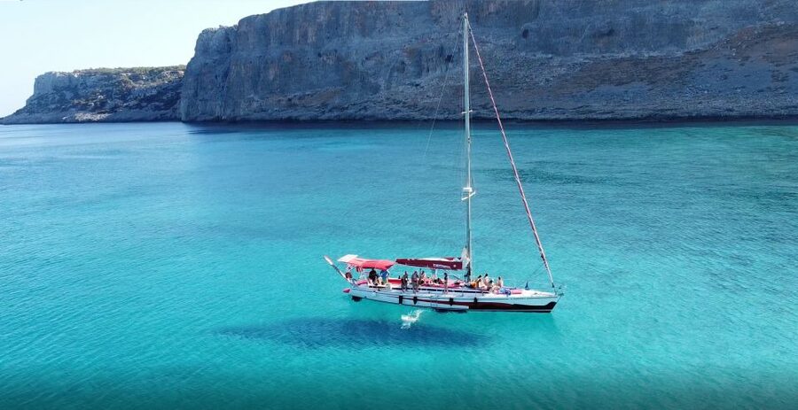Lindos: Full-Day Private Sailing Cruise - Four bays, six hours, and a private yacht