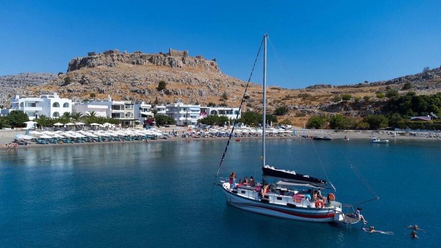 Lindos: Sailboat Cruise with Prosecco and more - Key points at a glance