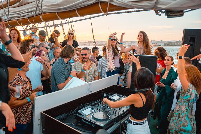 Lisbon Boat Party BIGGEST Sunset Cruise — with Music & Drinks - Nightclub entry keeps the evening moving