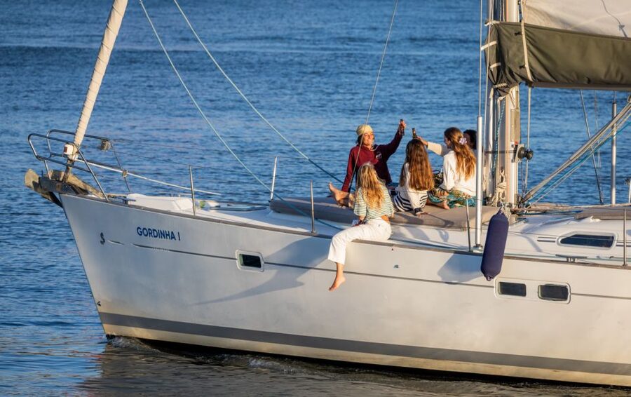 Lisbon: Boat Tour - the most Comfortable Sailboat - Praça do Comércio from the Tagus