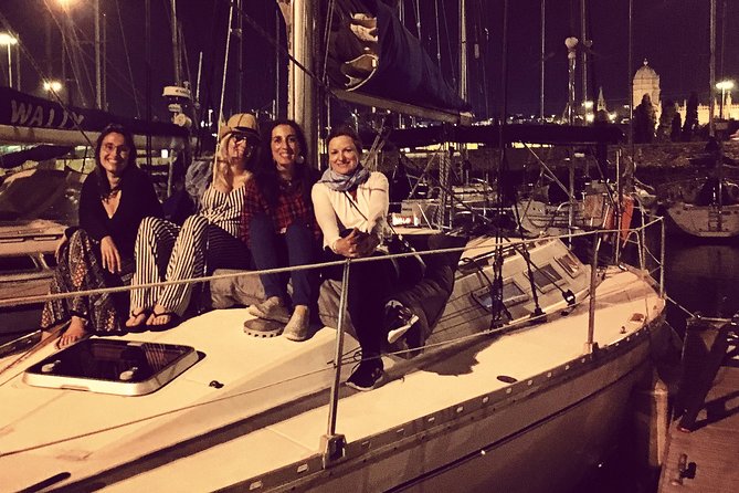 Lisbon by Night Sailing Tour with White or Rosé Wine & Light Snacks - The Discoveries Monument and Portugal’s seafaring story