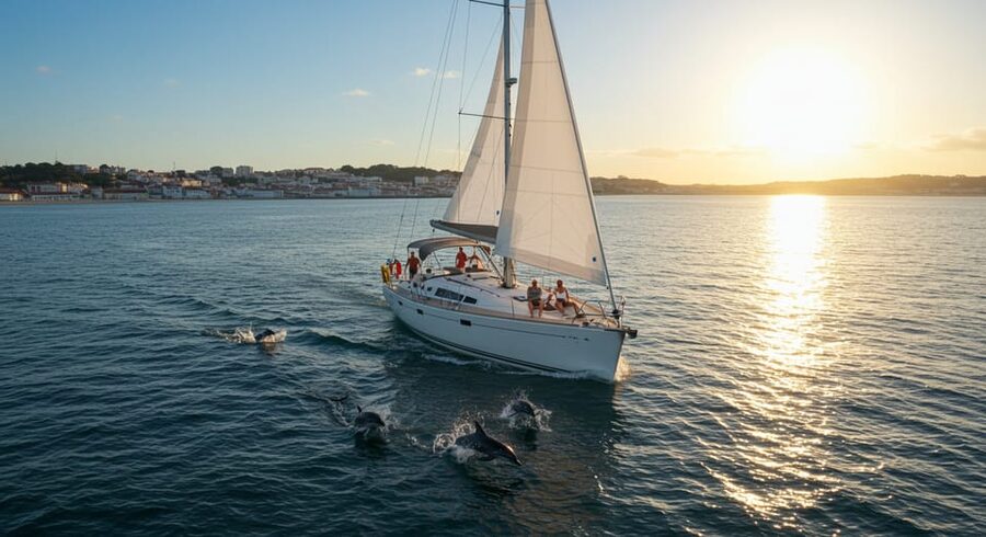 Lisbon: Champagne Sailing Tours - Lisbon from the river: Commerce Square and Alfama