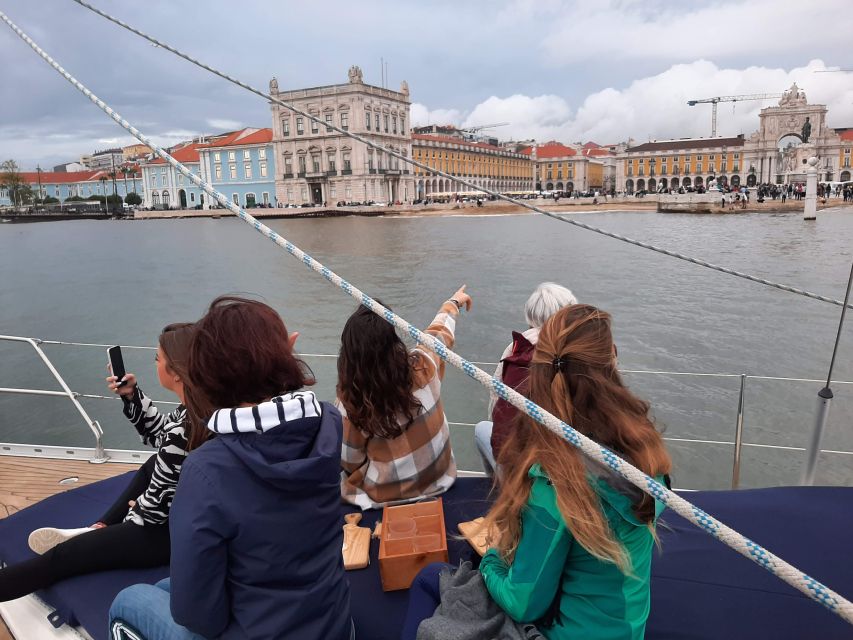 Lisbon: City Skyline Sailboat Cruise with Drink and Snacks - What $45 buys you