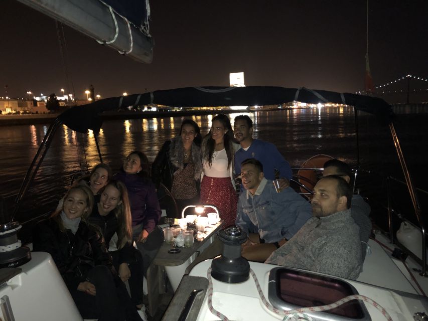 Lisbon: Luxury Sailboat Cruise at Night - The city center from Praça do Comércio to Alfama
