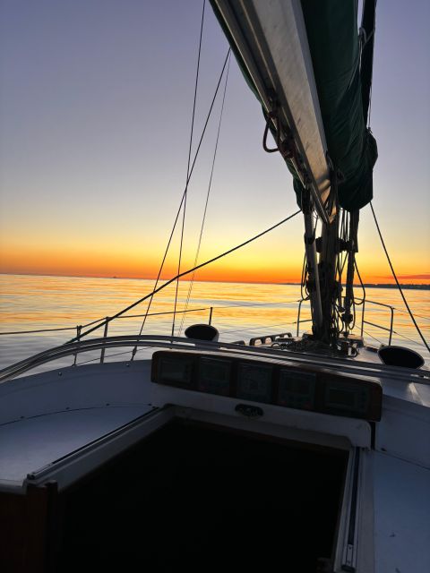 Lisbon Night Lights: #2 Top Rated Private Sail - Setting off from Doca de Santo Amaro
