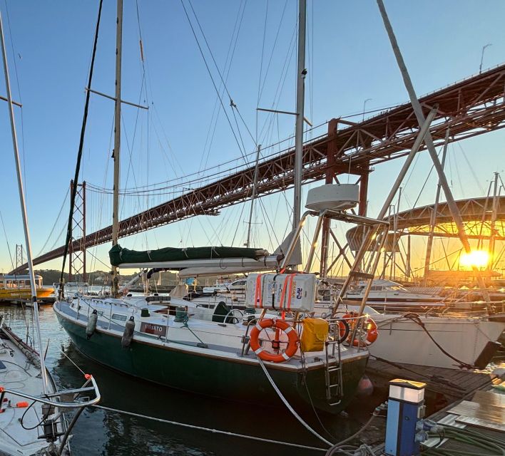 Lisbon: Private Sailing City & Sunset Tour - A gentle start beneath the 25 de Abril Bridge