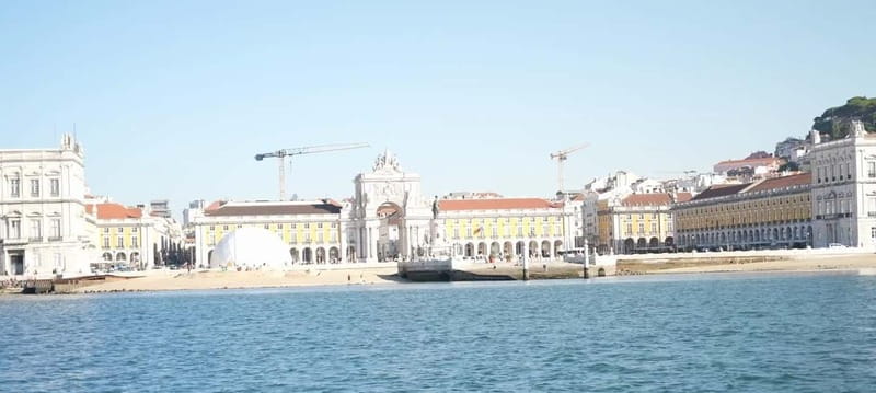 Lisbon PRIVATE Tour on Sailboat W/ Wine Included - Praça do Comércio and Lisbon’s central waterfront