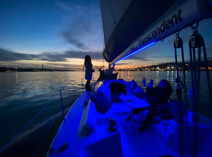 Lisbon: Sailboat Tour w/ Local Guide and Open Bar Green Wine - Alfama, Commerce Square, and Lisbon after dark