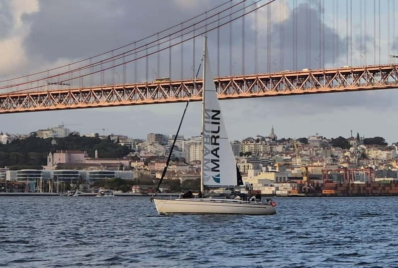 Lisbon: Sailing Boat Tour with Drinks & Pastel de Nata - Belém Tower from water level