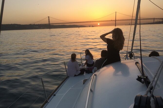 Lisbon Sailing Catamaran Public Cruise with drinks - Meeting the crew at Alcântara’s Gate 3
