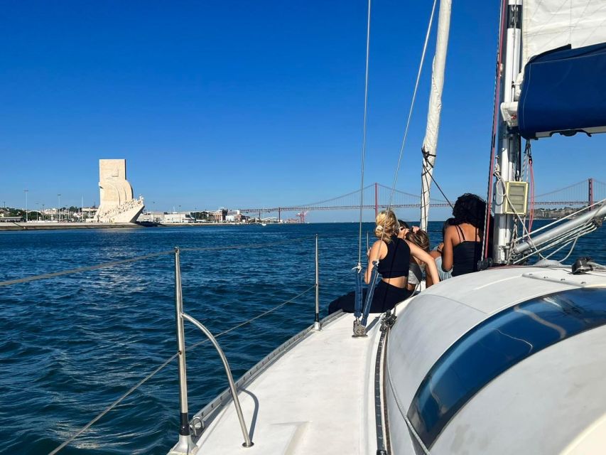 Lisbon: Sailing Sunset - The Discoveries Monument and Belém Tower