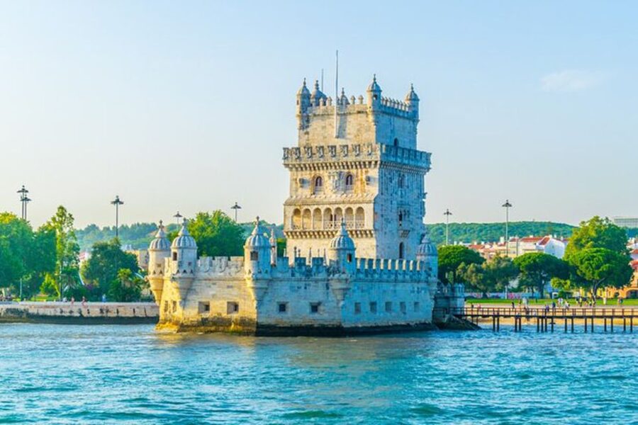 Lisbon: Sunset Sailing Boat Cruise with Wine - Belém Tower and the western riverfront