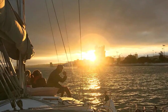 Lisbon Sunset Sailing Tour History & Local Wine — Small Group - Setting off from Doca de Santo Amaro