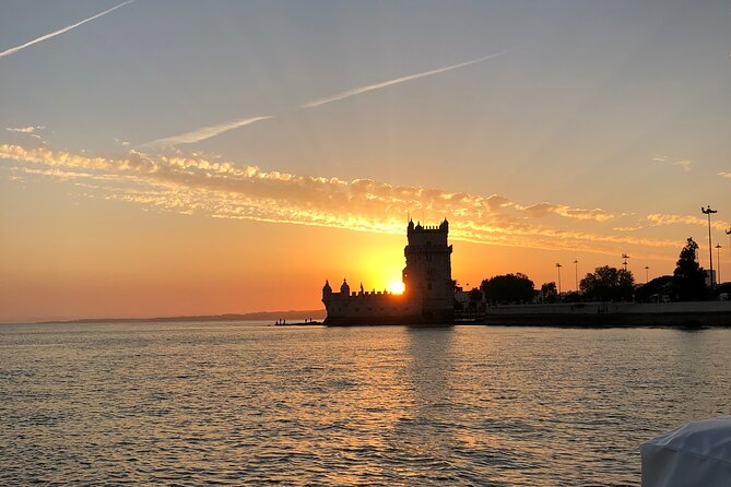 Lisbon Sunset Sailing Tour History & Local Wine — Small Group - Christ the King and the long view across the river