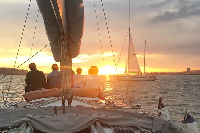 Lisbon Sunset Sailing Tour History & Local Wine — Small Group - Portuguese wine, soft drinks, and the pace on board
