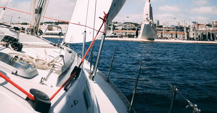Lisbon: Yacht Sailing Tour With Portuguese Wine and History - Setting off from Doca de Santo Amaro