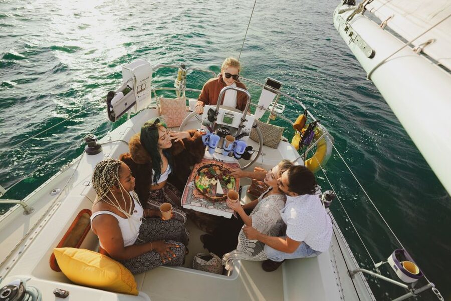 Long Beach: Private Sailboat Rental with Licensed Captain - Setting out from Shoreline Village