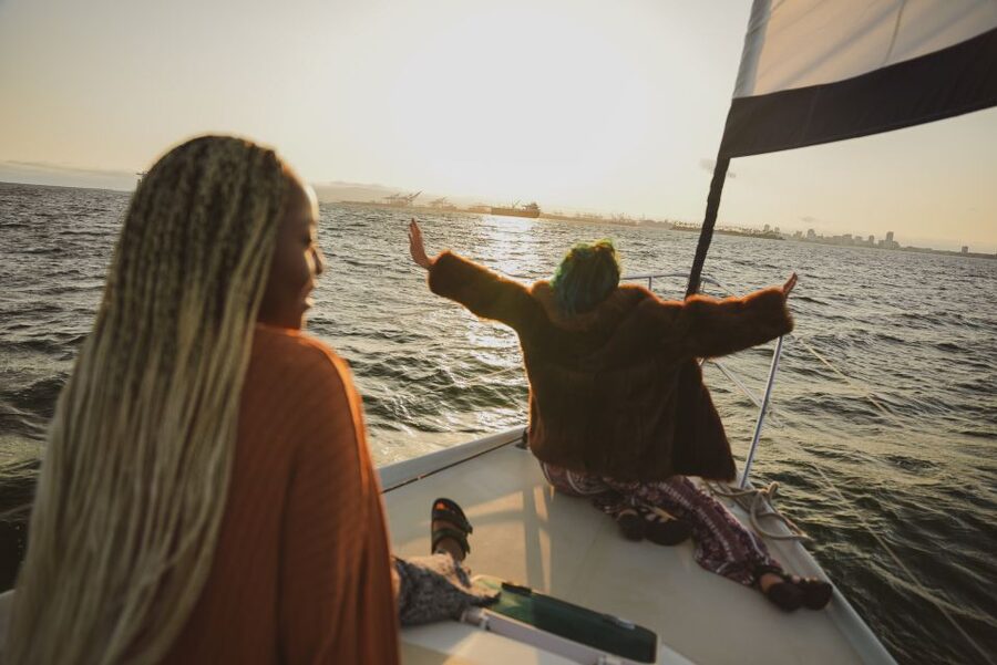 Long Beach: Private Sailboat Rental with Licensed Captain - Island White and the chance to swim