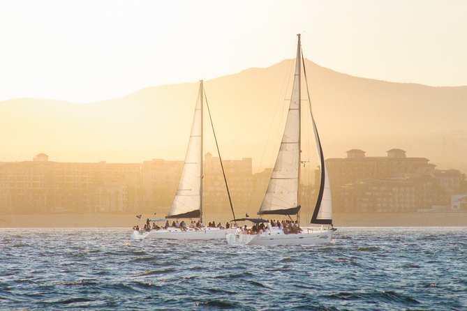 Los Cabos Luxury Sunset Sail with Light Appetizers and Open Bar - Sailing toward Cabo’s most famous view