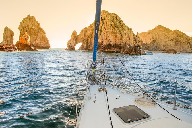 Los Cabos Luxury Sunset Sail with Light Appetizers and Open Bar - Sunset on the bay, then a dark ride home
