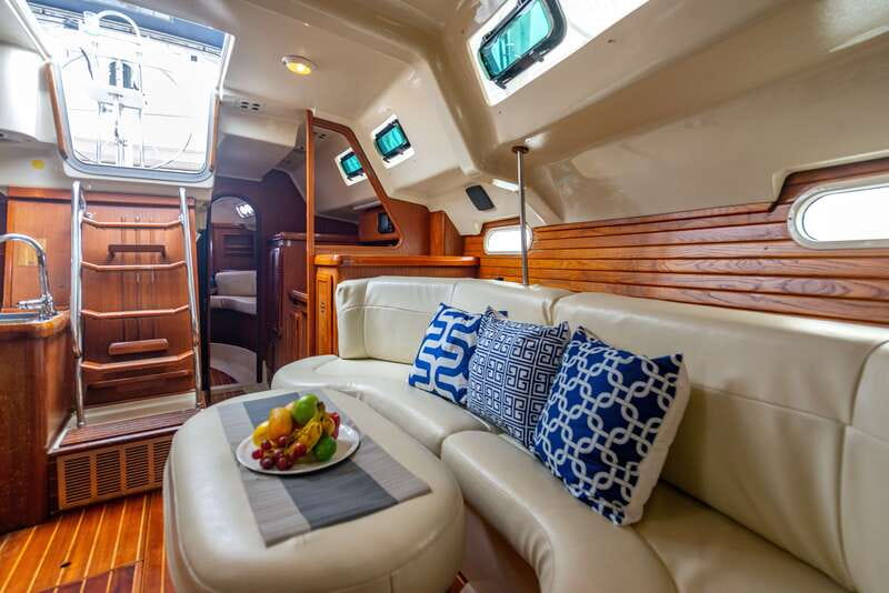 Los Cabos: Shared Sunset Sailing Cruise - Open bar, wine, and a proper plate of snacks