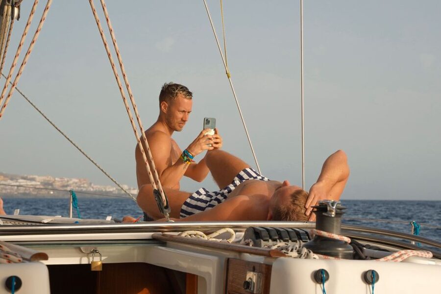 Los Gigantes: Private Sailing Tour with Swim, Drink, & Tapas - Swimming and Snorkeling in Clear Water