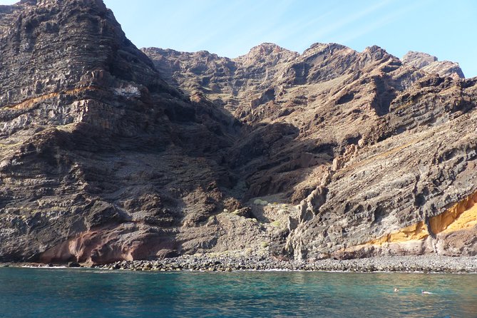Los Gigantes Whale Watching Charter by Sail Boat - A swim and snorkel stop near the cliffs