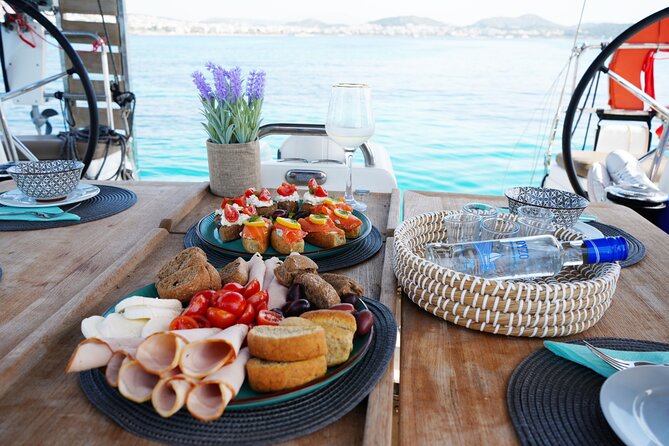 Luxury Catamaran Full Day Private & Greek Gastronomy in Athens - Agistri finishes with beaches and open water