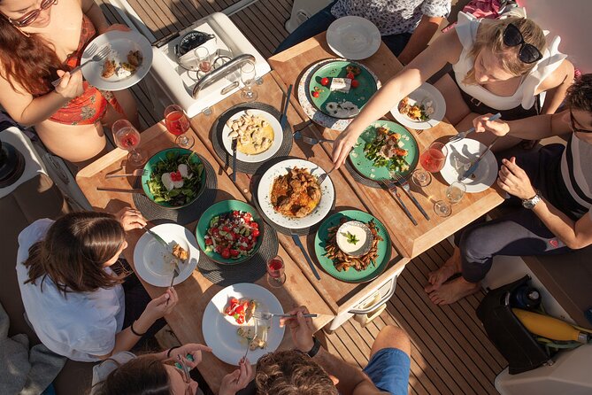 Luxury Catamaran Sunset Private & Greek Gastronomy in Athens - Greek food, drinks, and the value of an all-inclusive afternoon
